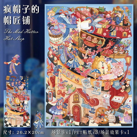 Magic DIY 3D Scene Stickers Magic Scenes-14 different versions